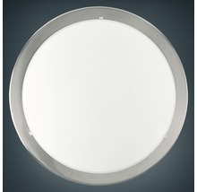 Rund taklampa med metallinfattning