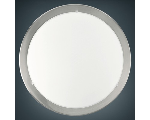 Rund taklampa med metallinfattning