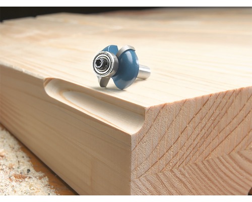 Spårfräs med kullager på trä