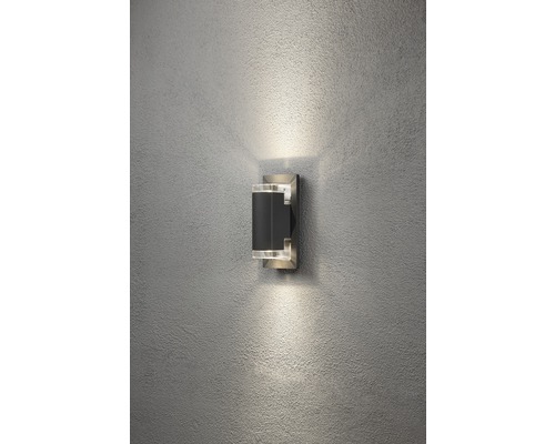 Vägglampa för upp- och nedåtriktad belysning