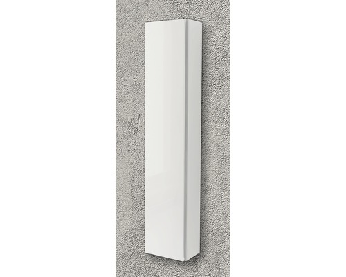 Vitt badrumsskåp för väggmontering