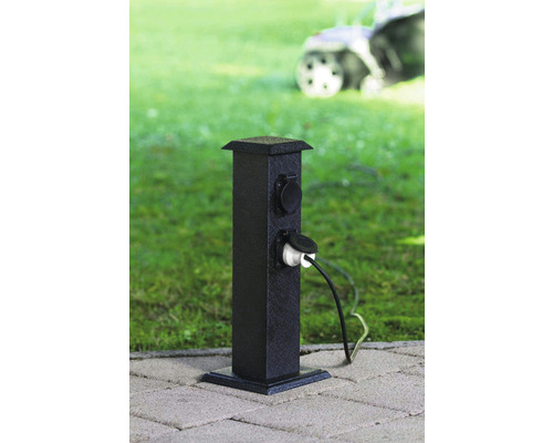 Trädgårdsuttag för strömförsörjning utomhus