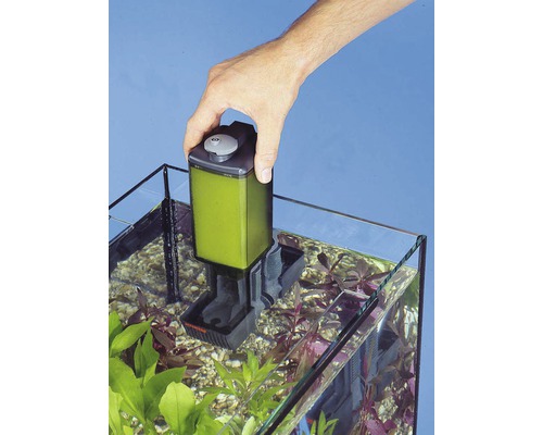 Akvarium innerfilter i bruk
