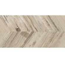 Trämönstrad klinker i fiskbensmönster för inomhusbruk