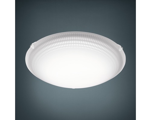 Palfond EGLO LED Magitta 1 Ø 25cm 11W 950lm vit Vit taklampa med cirkelformat mönster
