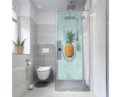 Dekorplast badrum MYSPOTTI Fresh Happy Pineapple 255x100 cm