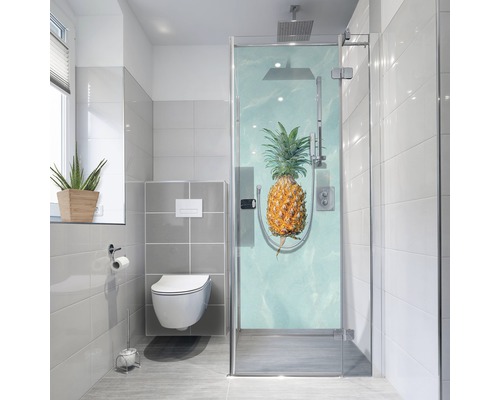 Dekorplast badrum MYSPOTTI Fresh Happy Pineapple 210x100 cm