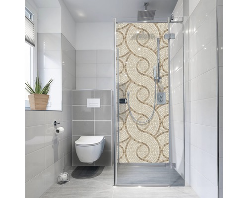 Dekorplast badrum MYSPOTTI Fresh Marble Stone Mosaik 210x90 cm