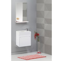 Tvättställsskåp inkl tvättställ BASANO Avellino vit 45x54x28 cm