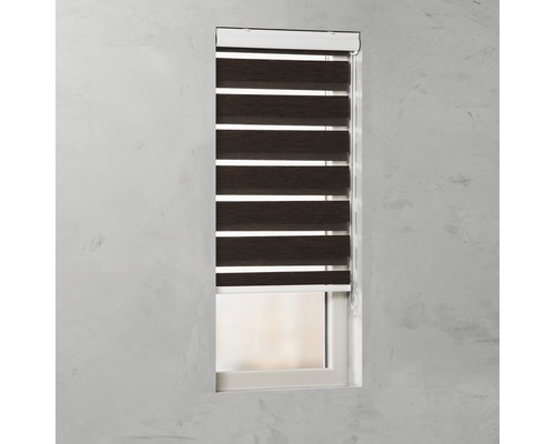 Fönster med dubbel rullgardin för ljusreglering