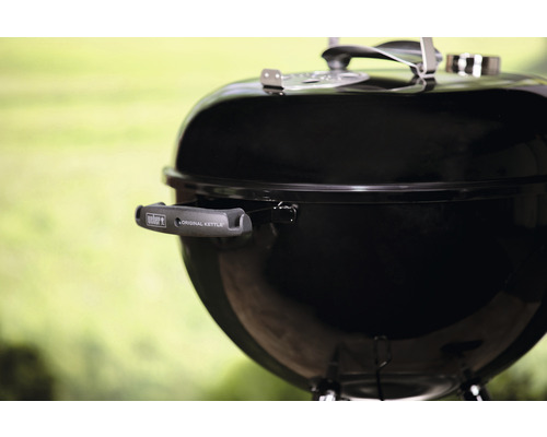 Klotgrill med lock och handtag från Weber