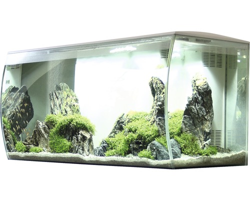 Akvarium FLUVAL Flex 123 l inkl. LED-belysning, filter, underlägg vit