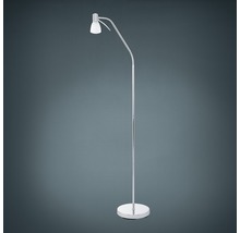 Golvlampa i metall med justerbart lamphuvud