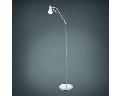 Golvlampa EGLO Prince krom 140cm Golvlampa i metall med justerbart lamphuvud