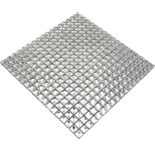 Mosaikmatta med glasstenar