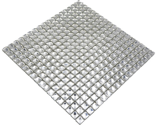 Mosaikmatta med glasstenar