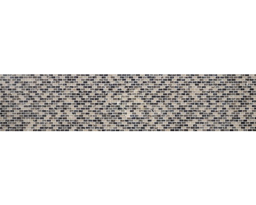 Mosaikplatta med liten rektangulär design för vägg- och golvdekoration.