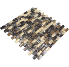 Mosaik glas med natursten XIC B1155 30x28,5 cm