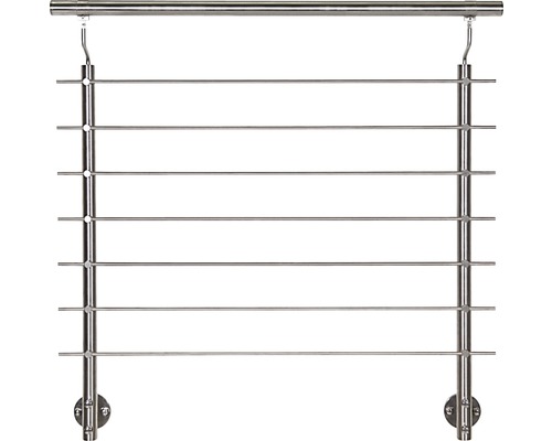 Torkställning för väggmontering med åtta torkstänger