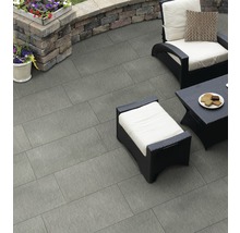 Utomhusklinker FLAIRSTONE Granitkeramik Garden guldgrå 90x45x2 cm