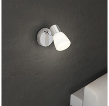 Vägglampa med justerbar spotlight för belysning