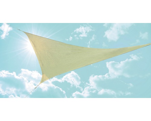 Solsegel GARDEN PLACE trekant beige HDPE 135g 360cm