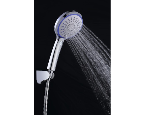 Duschmunstycke med duschstråle