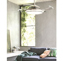 Takfläkt FANAWAY EVO 1 borstad krom LED
