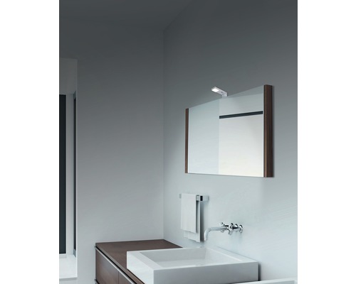 Spegellampa BASANO LED Cuvio 40cm krom 3i1 Spegellampa BASANO LED Cuvio 40cm krom 3i1