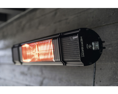 Väggmonterad terrassvärmare för utomhusbruk med infraröd teknik