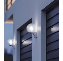 Vägglykta STEINEL LED med rörelsevakt 1-lågig LxH 585x307mm antracit/klar-thumb-7