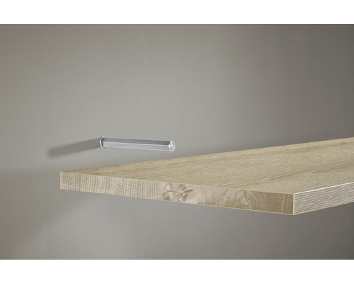 Vägghylla med fäste för väggmontering