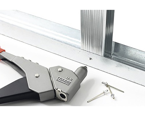 Blindnitstång med nitar för plåtbearbetning