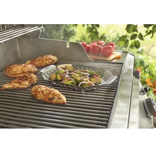 Grill med kyckling och grönsaker i grillpanna
