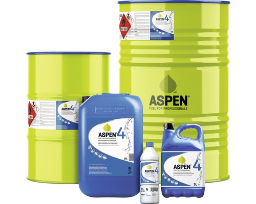 Olika förpackningsstorlekar Aspen 4 alkylatbensin för proffs