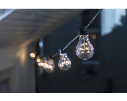 Ljusslinga med glödlampor