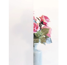Dekorativ film framför blomvas med rosor
