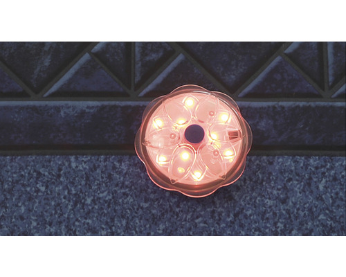 Rund LED-lampa för dekoration