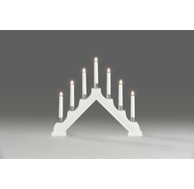 Adventsljusstake med sju elektriska ljus