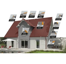 Takplåt PRECIT H12 svart 2100x910x0,4 mm