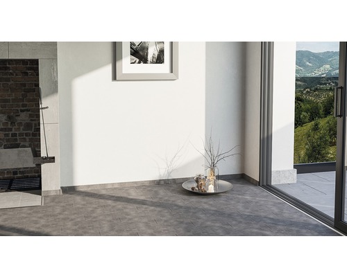 Interiör med grillplats, bild, dekoration och utsikt över grönområden