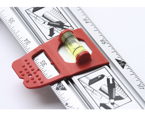 Tumstock med vattenpass