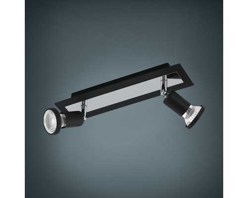 Taklampa med två spotlights