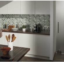Mosaik glas XCM 8570 30x30 cm grön/vit