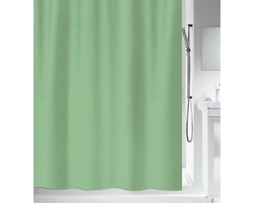 Duschdraperi SPIRELLA primo grön textil 180x200 cm 10.20130