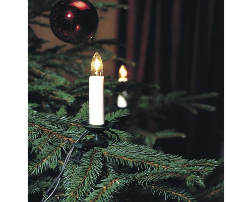 Elektriskt julgransljus på en julgran