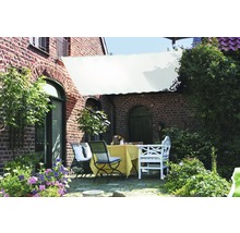 Solsegel FLORACORD polyester 330x200cm vit