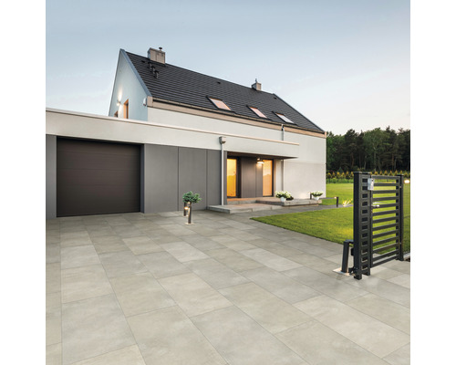 Utomhusklinker FLAIRSTONE Granitkeramik Garden sand 120 x 60 x 2 cm