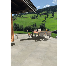 Utomhusklinker FLAIRSTONE Granitkeramik Garden sand 120x60x2 cm