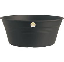 Svart blomkruka av plast